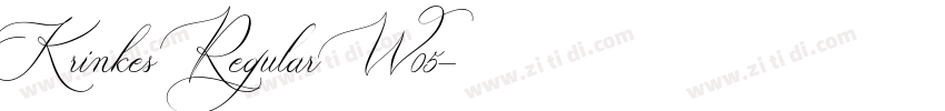 Krinkes Regular W05字体转换 Krinkes Regular W05字体转换